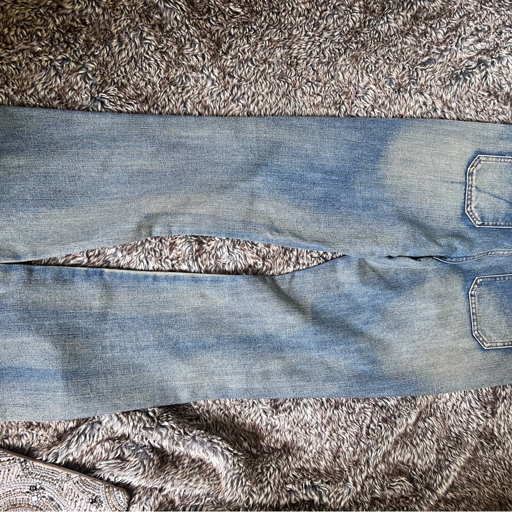Jaded London Light Blue Straight Leg Jeans - Picture 7 of 9